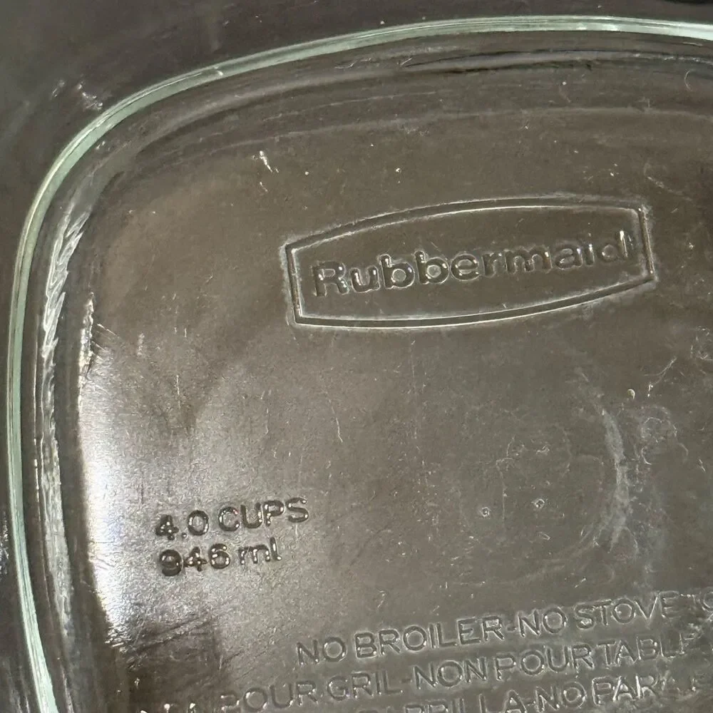 Rubbermaid x2 glass
